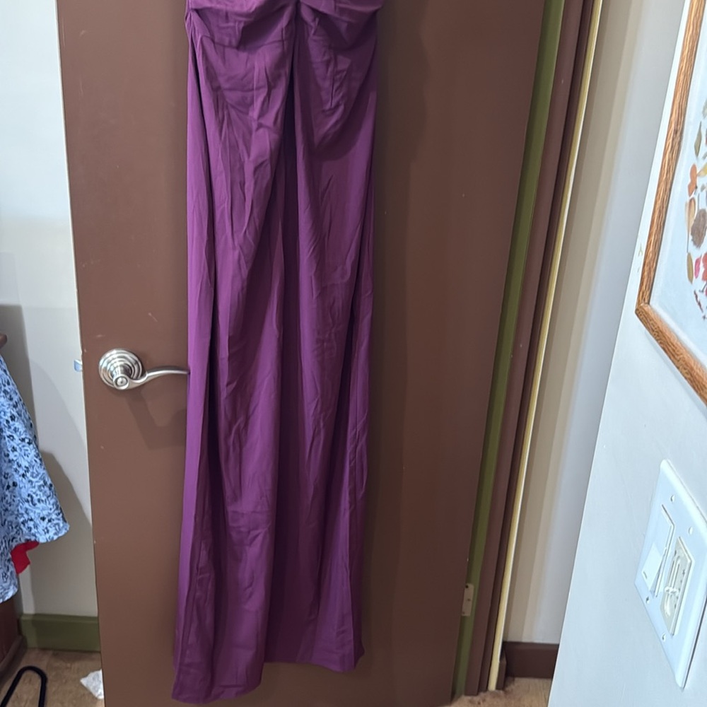 House of CB Lani Merlot Corset Maxi Dress Gown - Picture 9 of 16